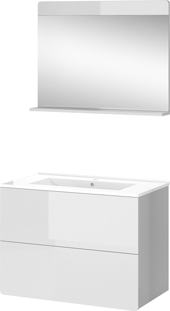 Badmöbel-Set Vicco Izan Weiß 3 Teile, Model 41538