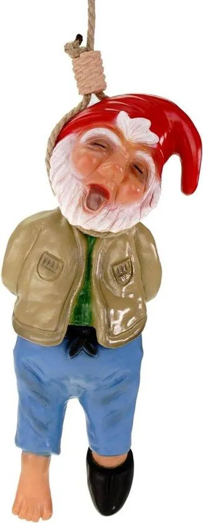 Statue de nain de jardin en PVC 40 cm - Figurine extérieure durable