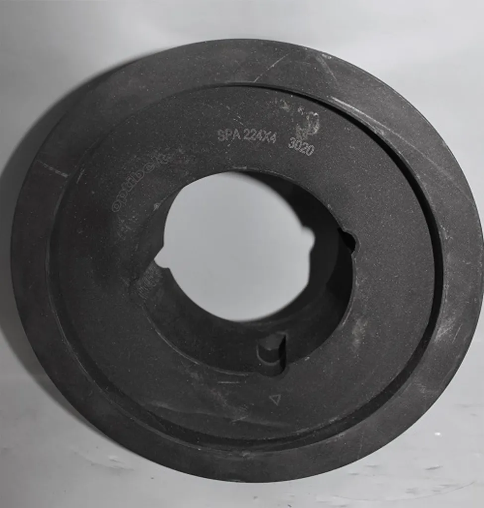 Poulie anti-vibration SPA 224/4 en fonte pour douille 3020 sans usure