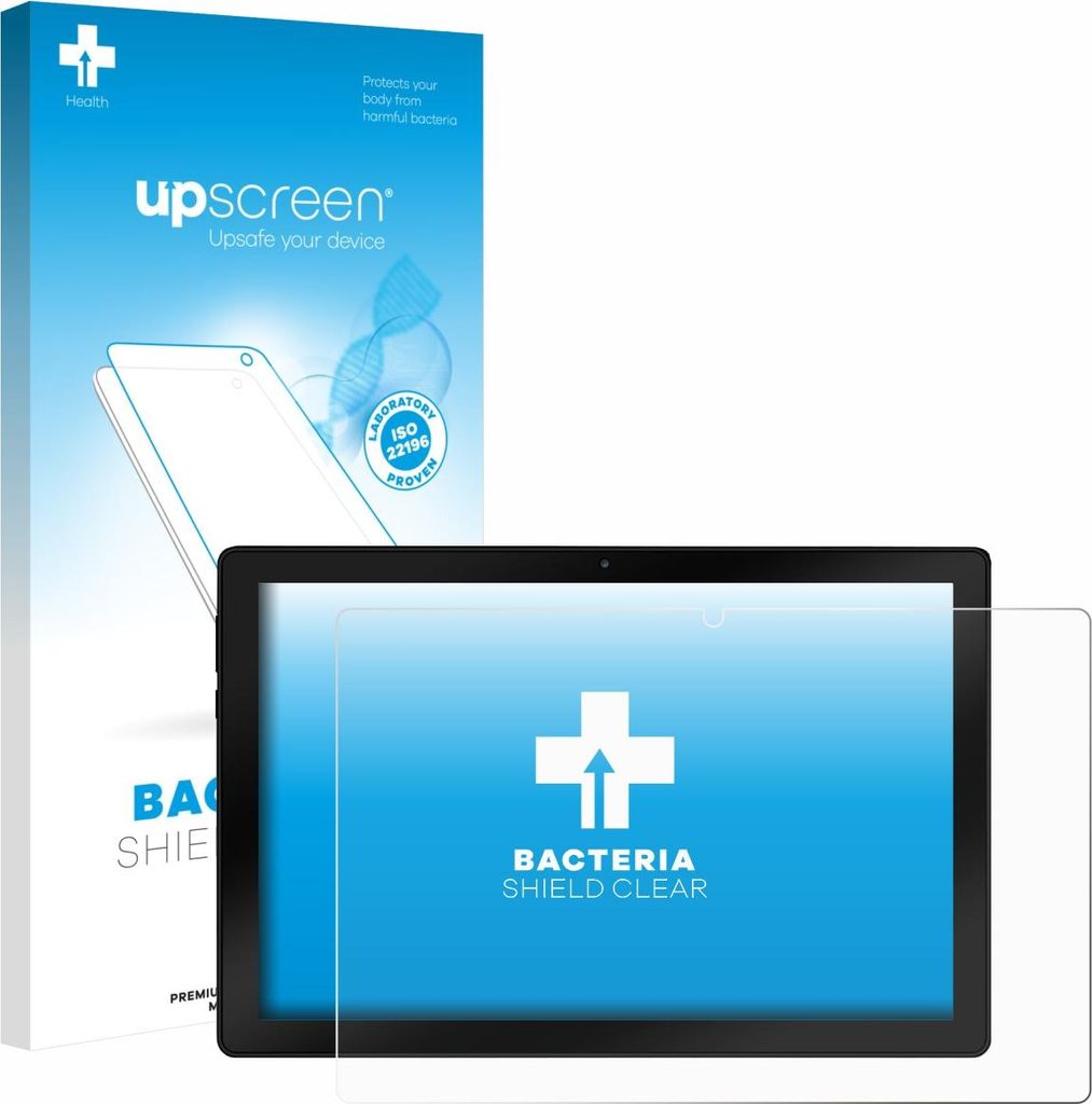 upscreen Schutzfolie für Wqplo WPLA10 Displayschutz Displayschutzfolie Folie Klar antibakteriell