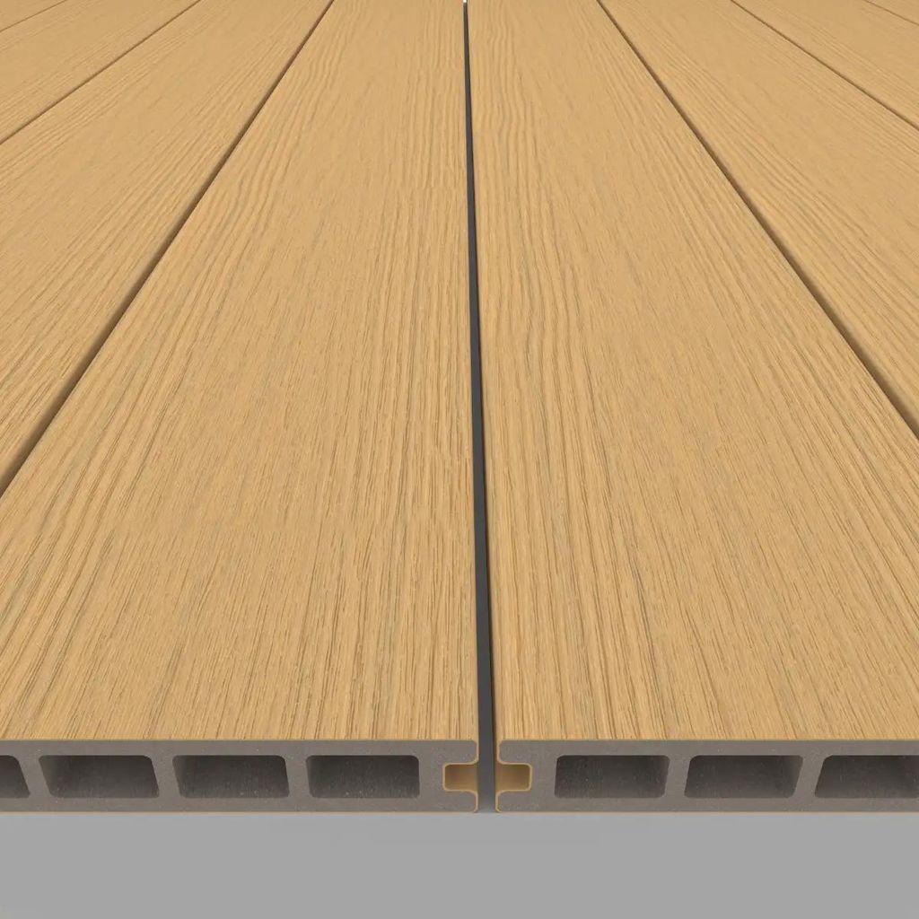 WPC Terrassendiele 25x140 mm ummantelt Red Cedar 170 cm : Red Cedar : 170 cm