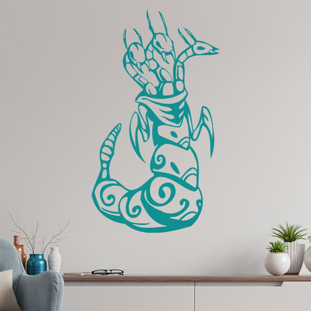 Killer Insekt Wandtattoo in 6 Größen - Wandaufkleber Wall Sticker - Dekoration, Küche, Wohnzimmer, Schlafzimmer, Badezimmer