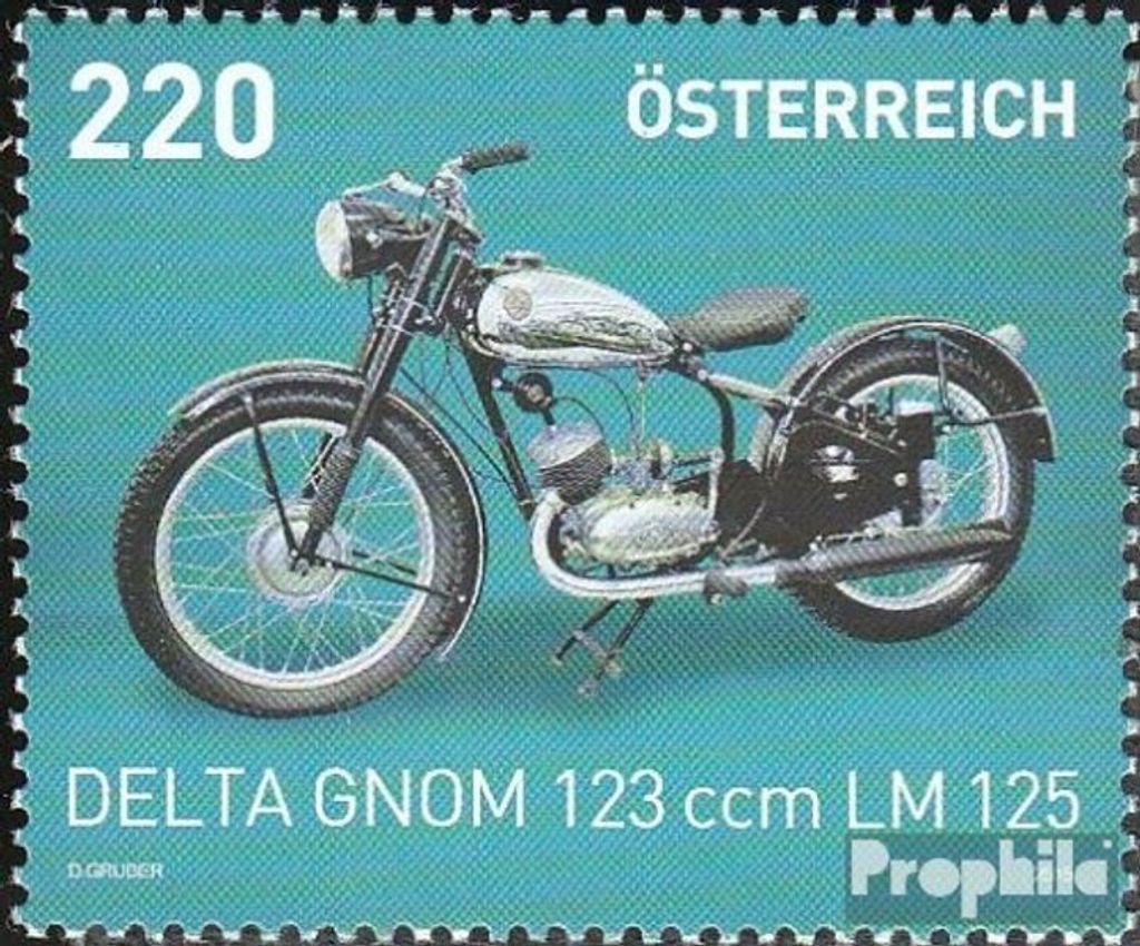 Briefmarken Österreich 2015 Mi 3200 (kompl.Ausg.) gestempelt Motorrad