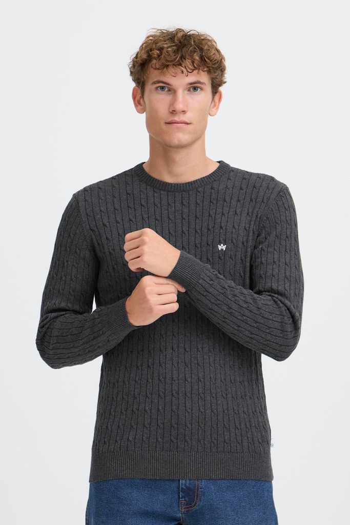 Kronstadt KSCall Herren Strickpullover Feinstrick Pullover 100% Baumwolle Normal