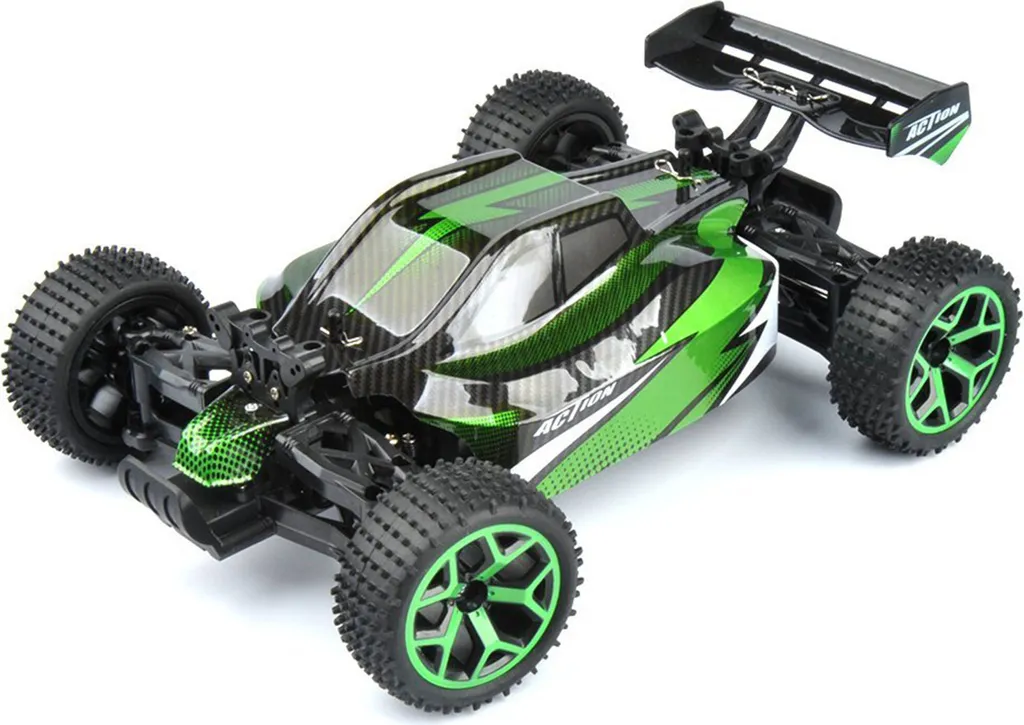 Buggy RC Antichoc Amewi Storm D5 Vert 1:18 avec Accu Longue Durée