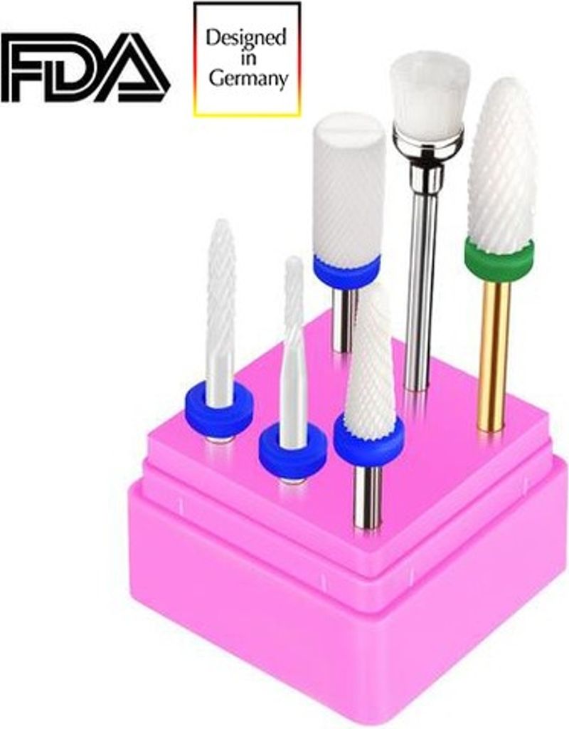 JCMaster MCE6, 5x Premium Keramik Bits Inkl. 1x ER Bürstenbit, Standardmaße