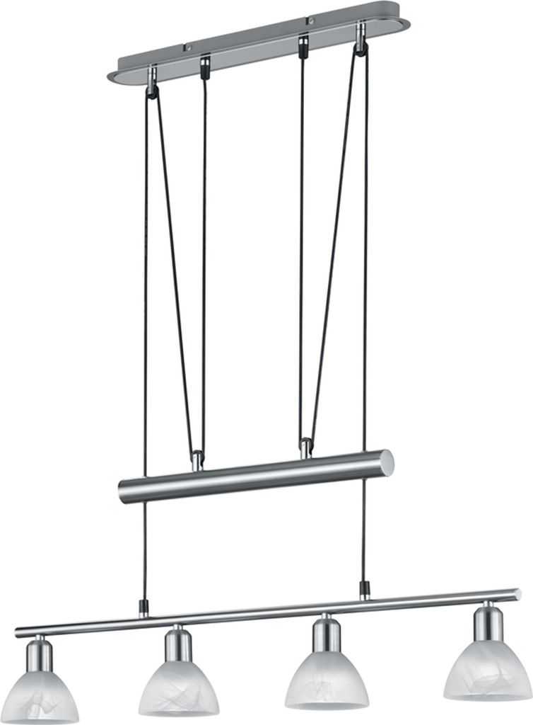 Żyrandol LEVISTO srebrny Trio 371010407 Zdjęcie produktu 