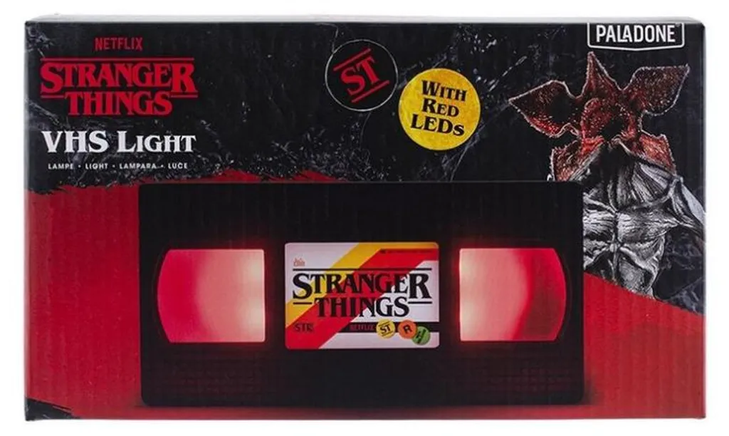 Lampe Stranger Things VHS Light Paladone 18,7 cm - Veilleuse Collector