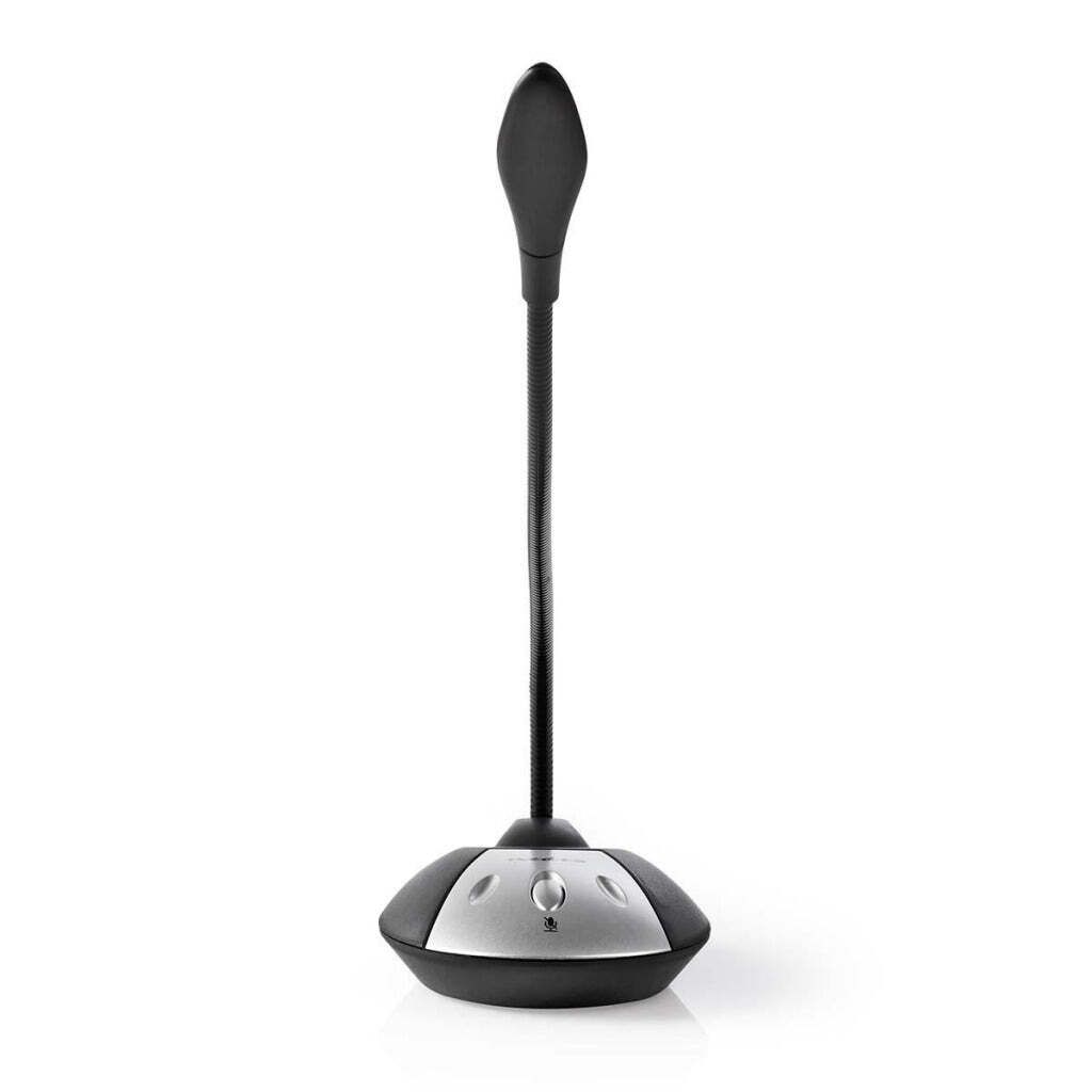 Nedis Mikrofon - Vorrichtung: Desktop / Notebook - Kabelgebunden - USB-A Male - Ein-/Ausschalter - Kopfhörerausgang