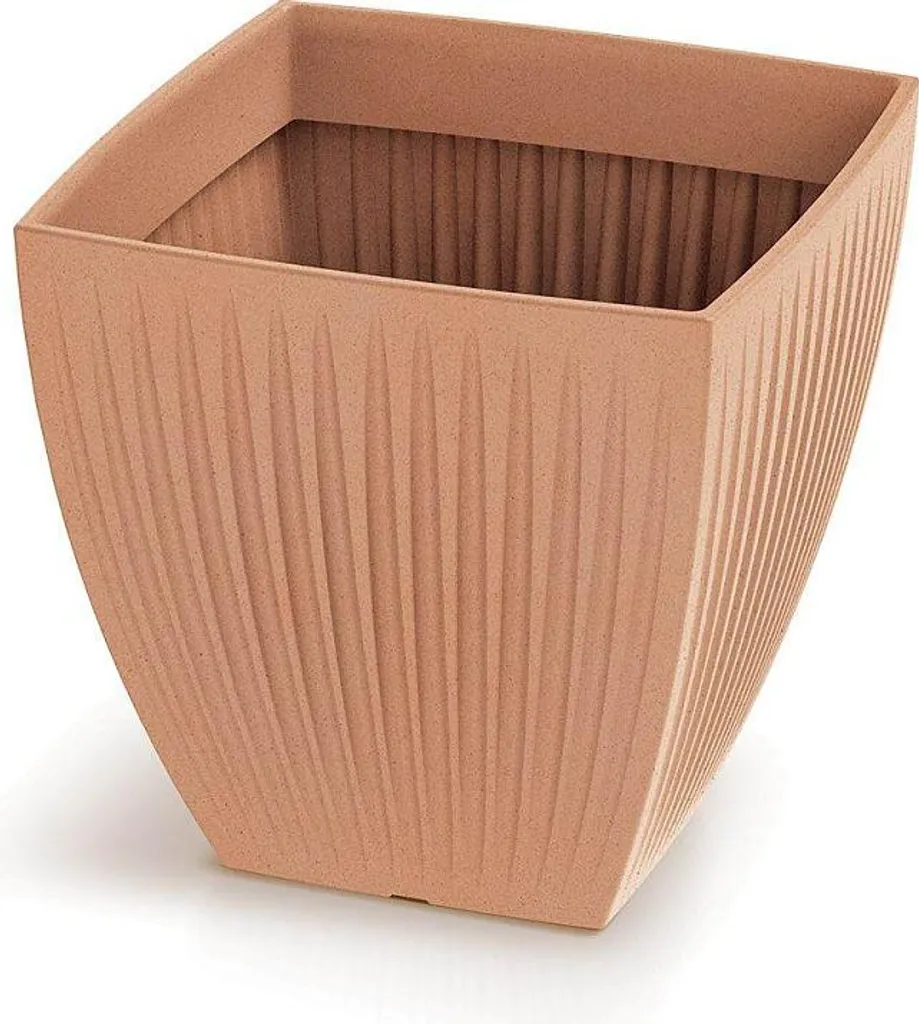 Pot de fleur intérieur design contemporain LATIA SQUARE 30 cm