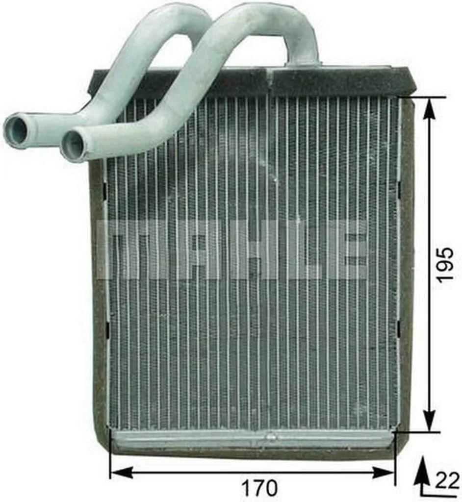 Réparation fuite chauffage : Échangeur MAHLE KIA Sorento I, filtre inclus
