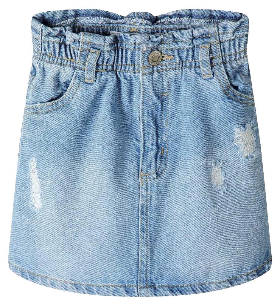 Minoti - Rock für Mädchen, Gummizug in der Taille, Denim MN334 (98) (Blau)