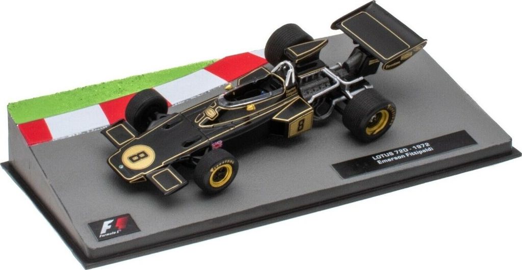 Formel 1 LOTUS 72D 1972 #8 Emerson FITTIPALDI, MAGKF1FIT8, Maßstab1/43, IXO