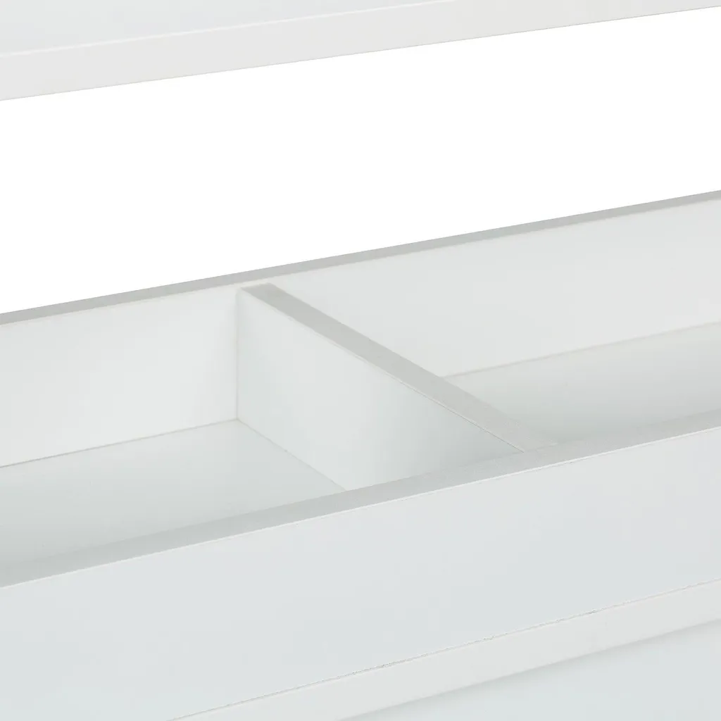 Armoire de niche avec compartiments ouverts - Meuble de rangement fin - 7