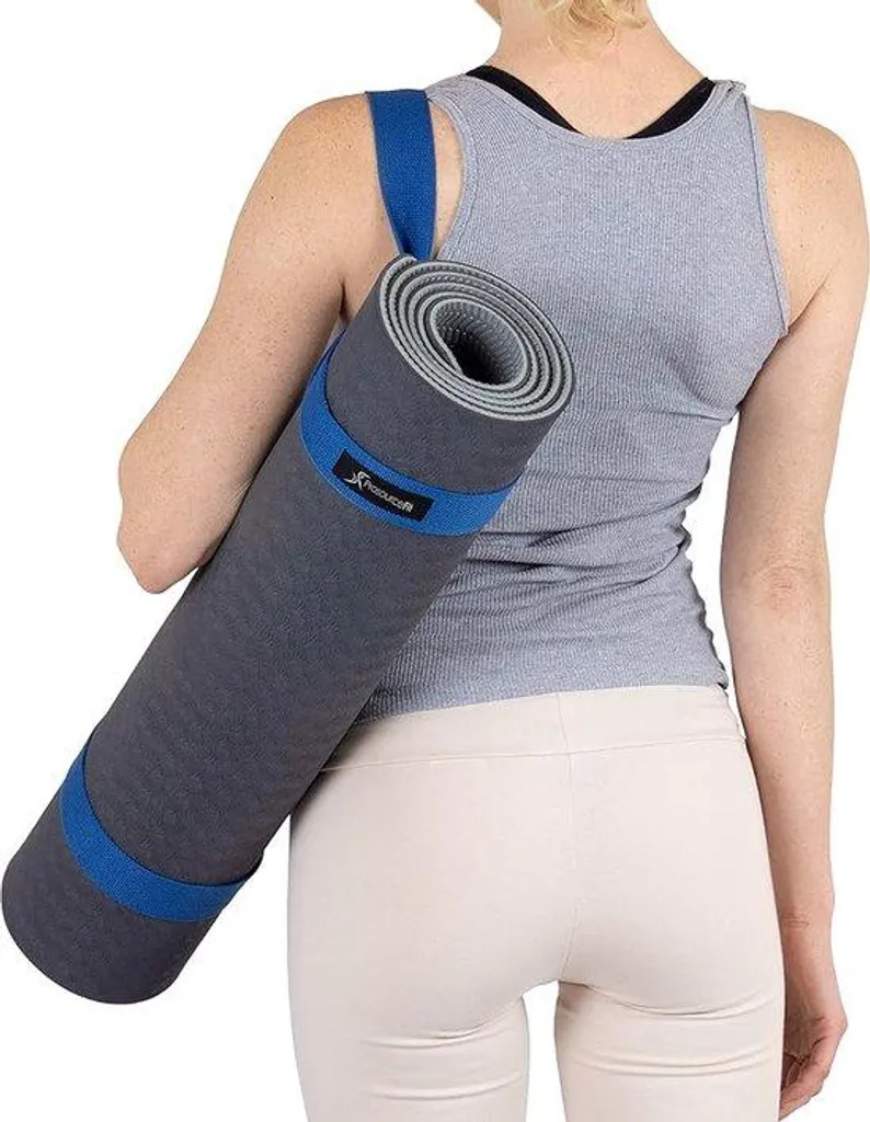 Tapis de yoga de haute qualité avec lignes d'alignement - Texture Soft
