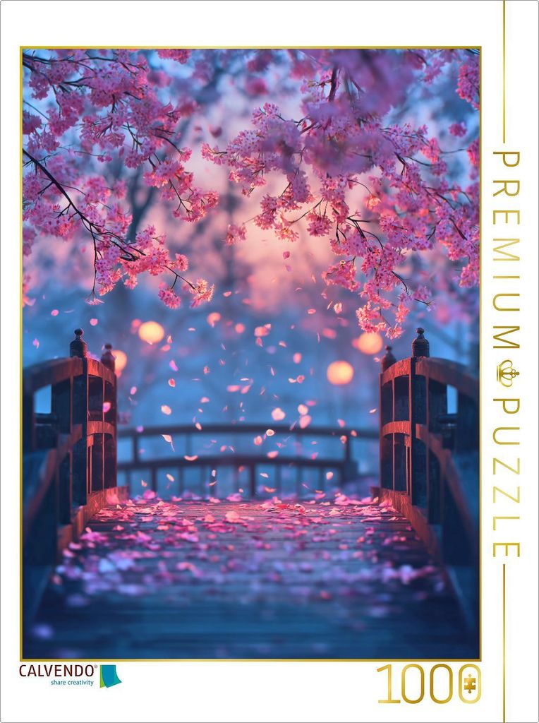 CALVENDO Puzzle Wo Blüten flüstern und Herzen träumen | 1000 Teile Lege-Größe 64x48cm Foto-Puzzle für glückliche Stunden