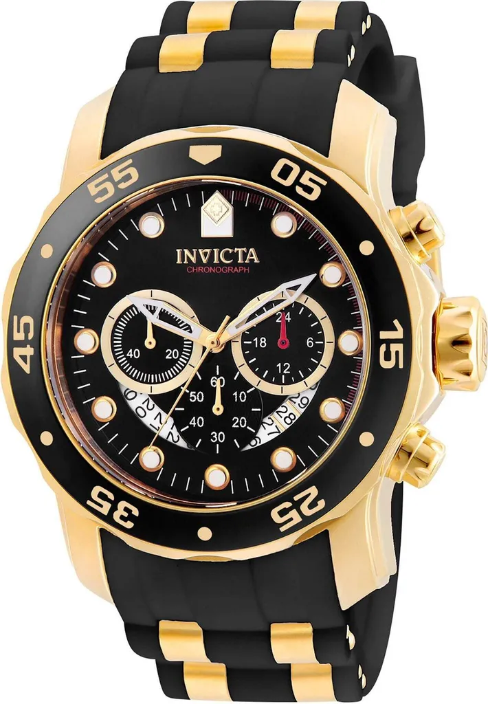 Invicta Pro Diver - SCUBA 6981 Orologio da Uomo - Impermeabile - Analogico - Movimento Quarzo - acciaio inossidabile con quadrante nero - 48mm