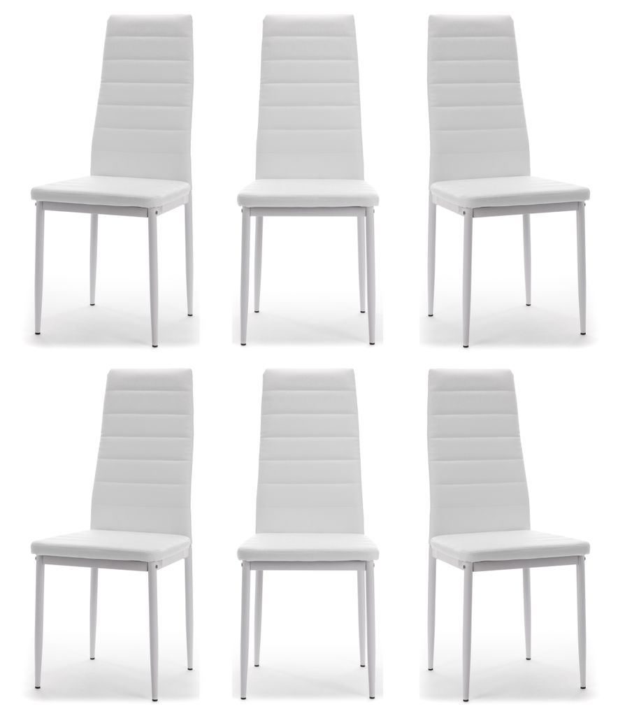 NEW HOME Zestaw krzeseł FADO 6x krzesła do jadalni z Zdjęcie produktu 