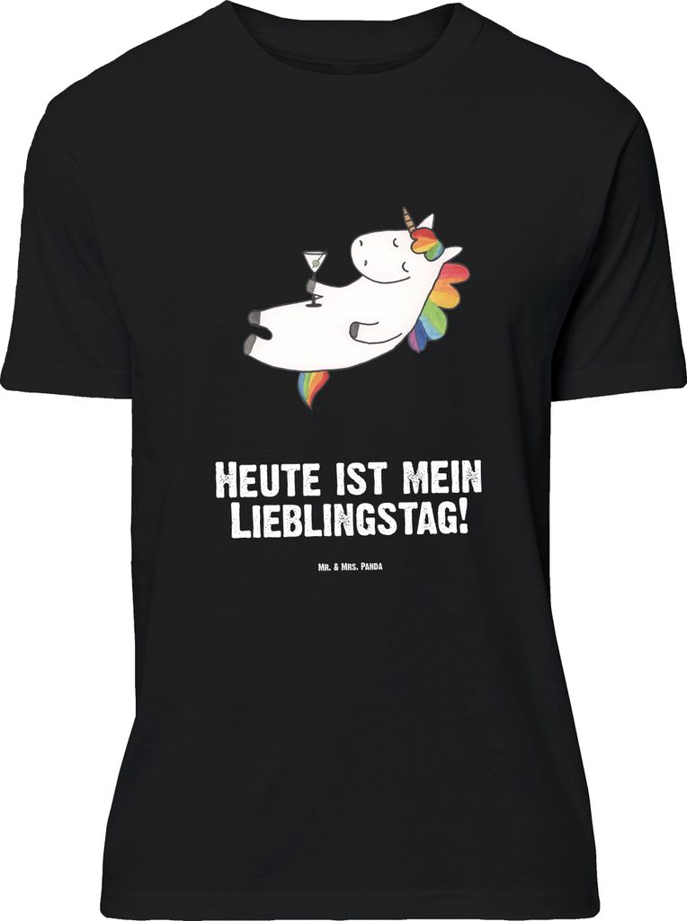 Mr. & Mrs. Panda Größe XL T-Shirt Otter Seerose - Schwarz - Geschenk, Fluss, Seeotter, Wasser, Lieblingstag, Shirt, mit Spruch, Tshirt
