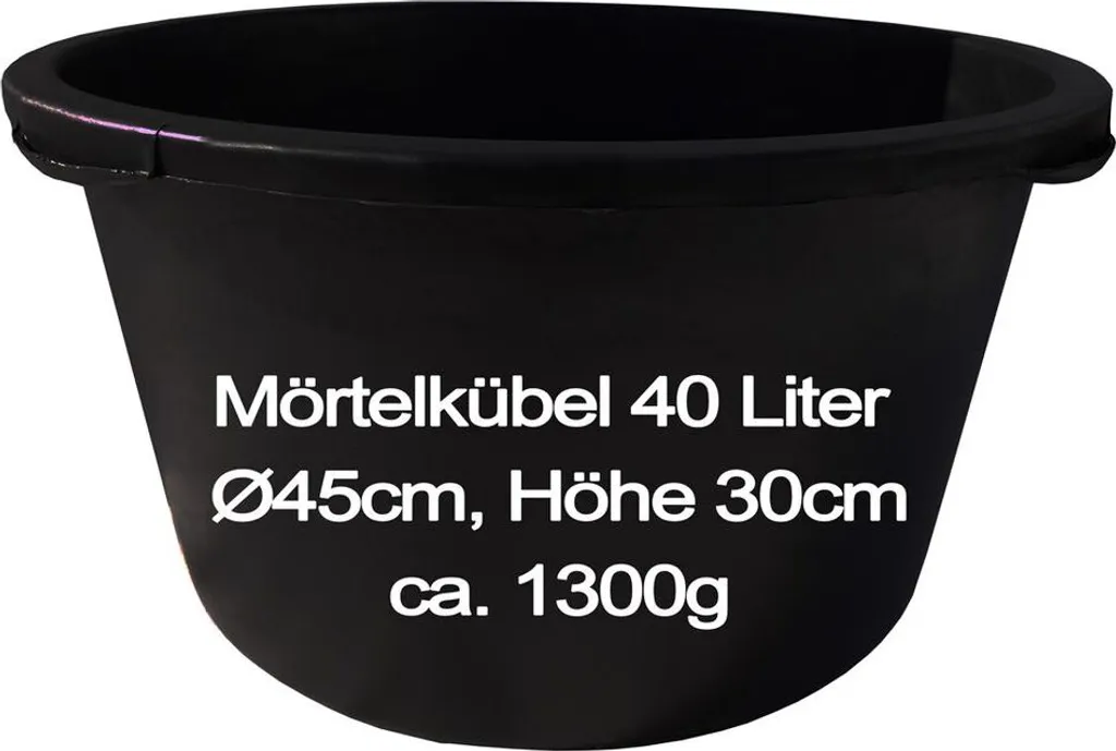 Caisse à Plantes et Seau de Maçon 40L Incassable - Pack de 5 Multiusage - 3