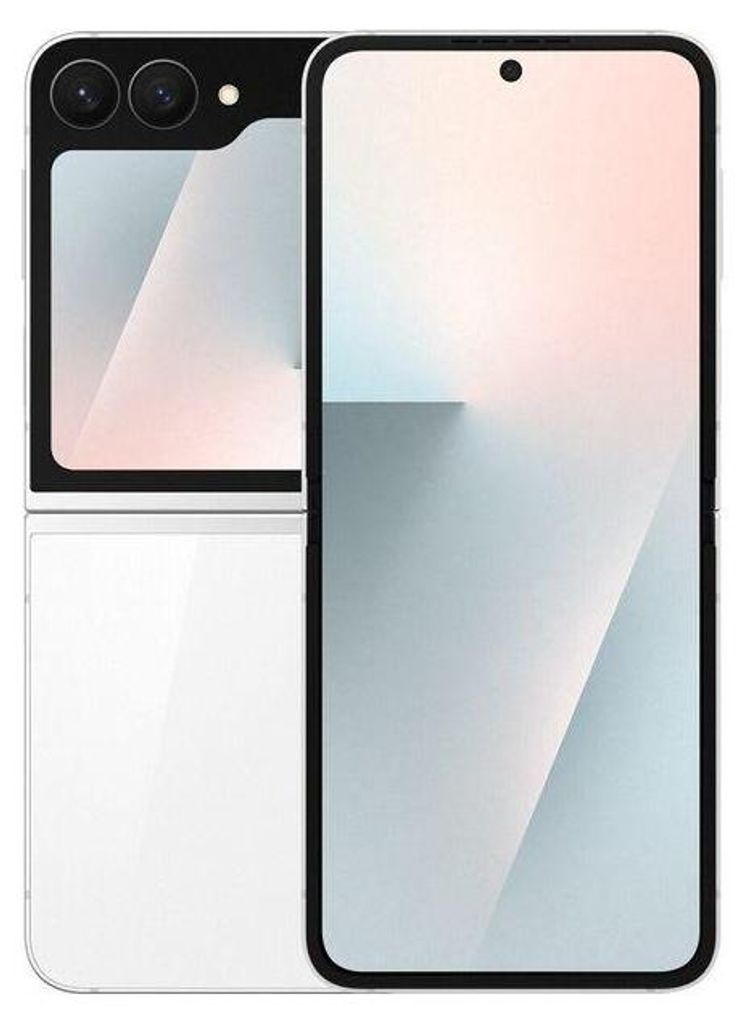 Galaxy Z Flip7 FE - White - 128 GB Produktbild 