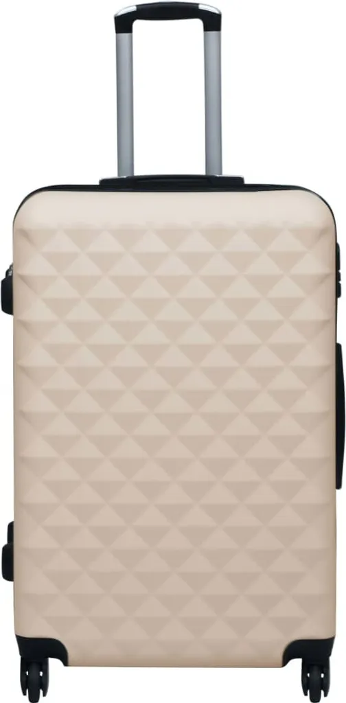 Set Valigie vidaXL Oro 2pz | Trolley Rigidi ABS Alta Qualità