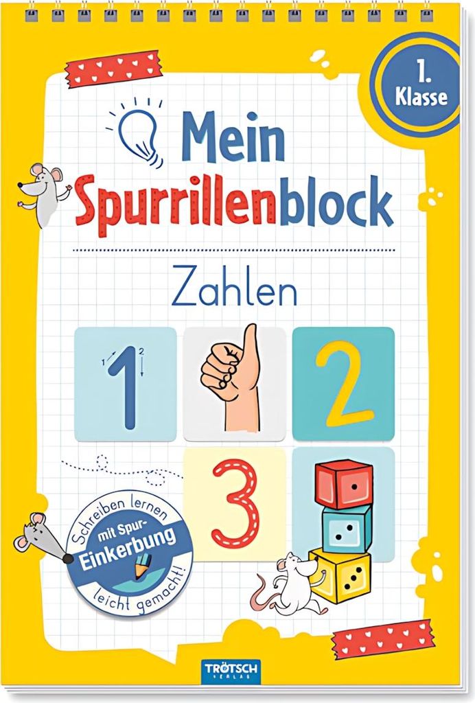 Spurrillenblock Zahlen Produktbild 