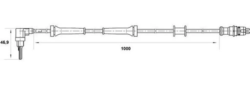 Bosch 0 265 007 063 Sensore ABS Originale Alfa 145 146 - Pronto Magazzino