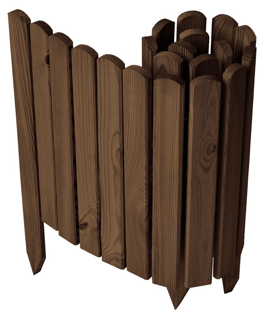 Garronda Beeteinfassung Holz Rollzaun Gartenzaun Produktbild 