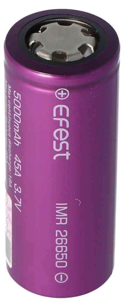 Efest Purple IMR26650 5000mAh, 3,6V - 3,7V Li-Ion-Akku Produktbild 