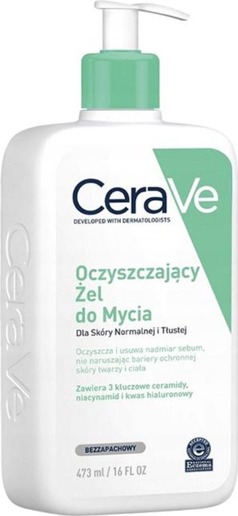 CeraVe Schäumendes Reinigungsgel für Gesicht und Körper 473 Produktbild 