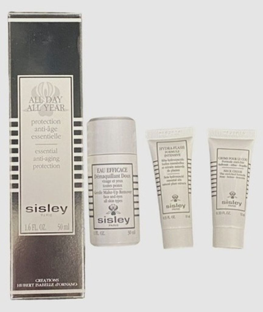 Sisley All Day All Year Discovery Set Face Cream 50ml/Cleansing Water 30ml/Flash Effect Mask 10ml/Neck Cream 10ml 100 ml
