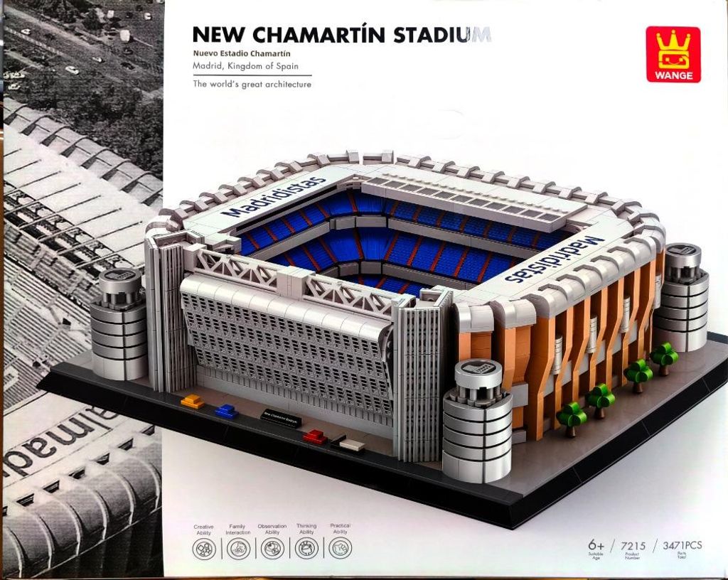 Wange Santiago Bernabéu Stadion Madrid 7215 Produktbild 