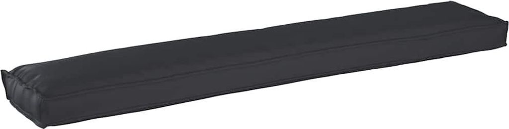 vidaXL Palettenkissen Schwarz 200 x 40 x 8 cm Oxford-Stoff