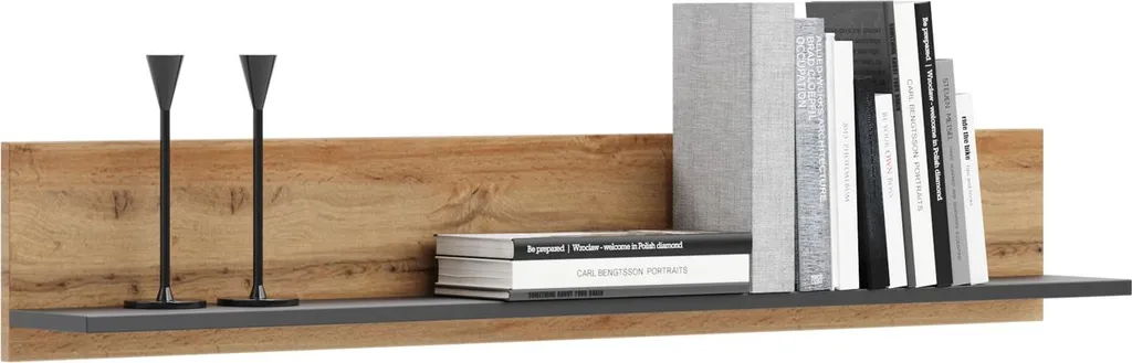 Mensola Portaoggetti SHELF 100cm Craft Nero - Soluzione Salvaspazio