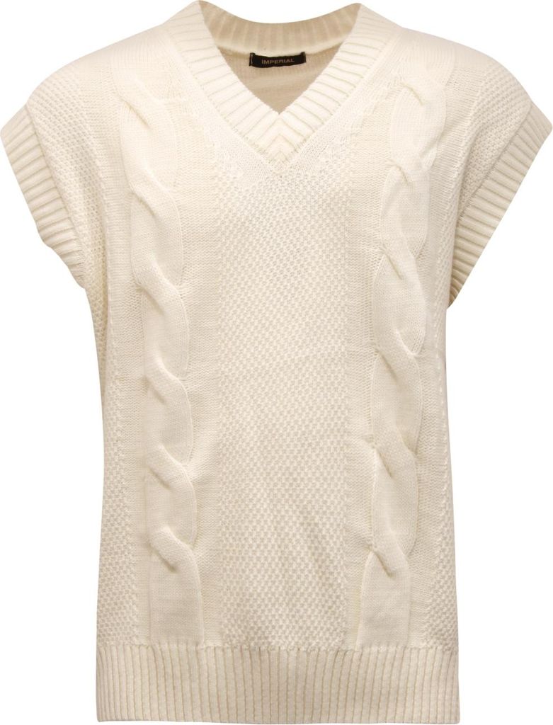 6194AR maglione smanicato uomo IMPERIAL man wool blend sleeveless sweater