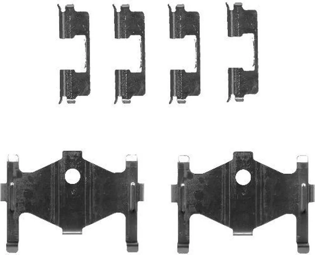 Kit Accessoires Plaquettes HELLA 8DZ 355 203-281 Arrière pour Hyundai