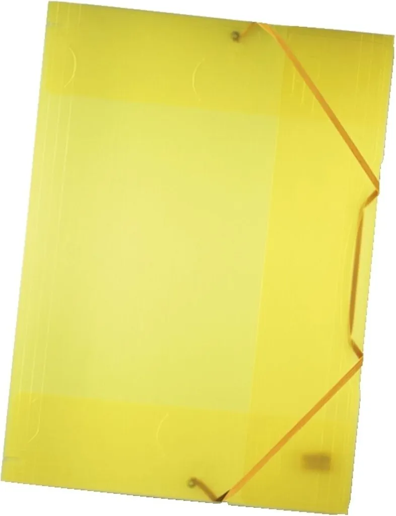 Folia 6992 Cartella A3 Gialla con Elastico - Archiviazione Trasparente
