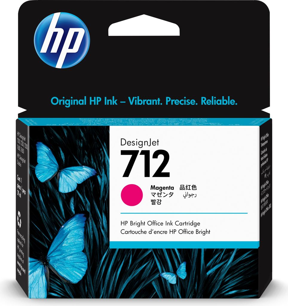HP HP Ink No 712 HP712 HP 712 Magenta (3ED68A)