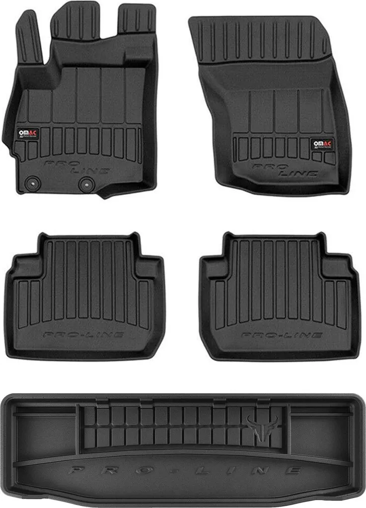 Tappetini Auto e Baule OMAC Mitsubishi Outlander 2012-2015 Kit