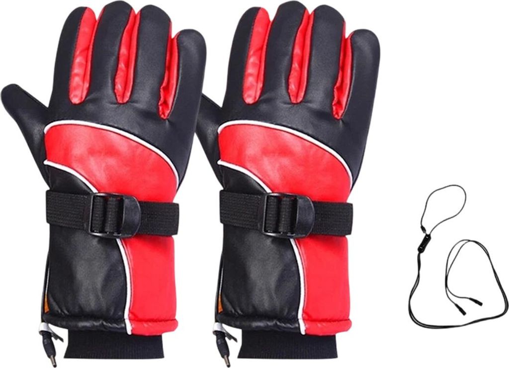 Elektrisch beheizbare USB-Handschuhe, wiederaufladbar, für Outdoor-Motorradfahrten