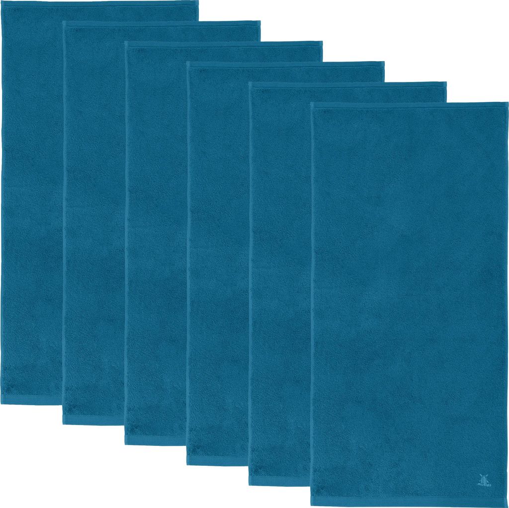 Erwin Müller Handtuch Heidenheim" 6er-Pack ozeanblau 58x120 cm"