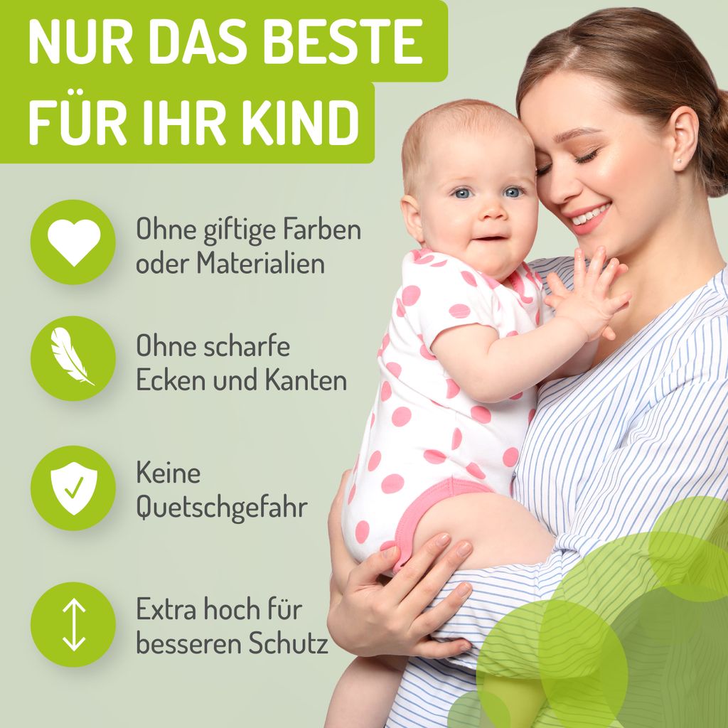 BOMI® Kinderschutzgitter Milo in Schwarz bis 525 cm | 90° Produktbild 7