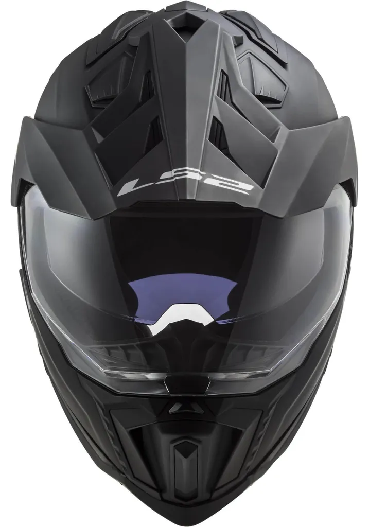 Casque motocross LS2 MX701 Explorer Solid noir mat taille M pour enduro - 18