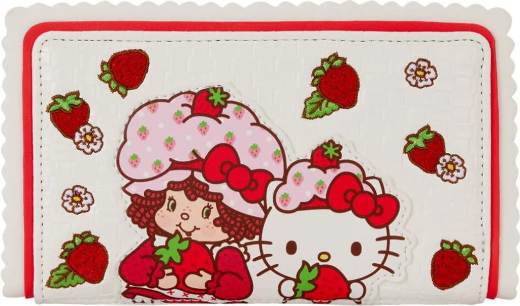 Portefeuille Loungefly Sanrio Strawberry Shortcake en simili