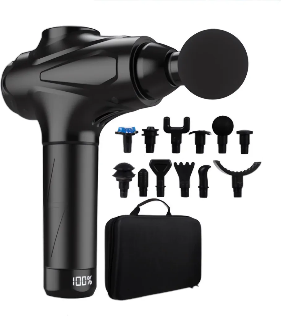 Prezzo Shock Isomedix 26441 Pistola Massaggio 45W 12 Attacchi Nera
