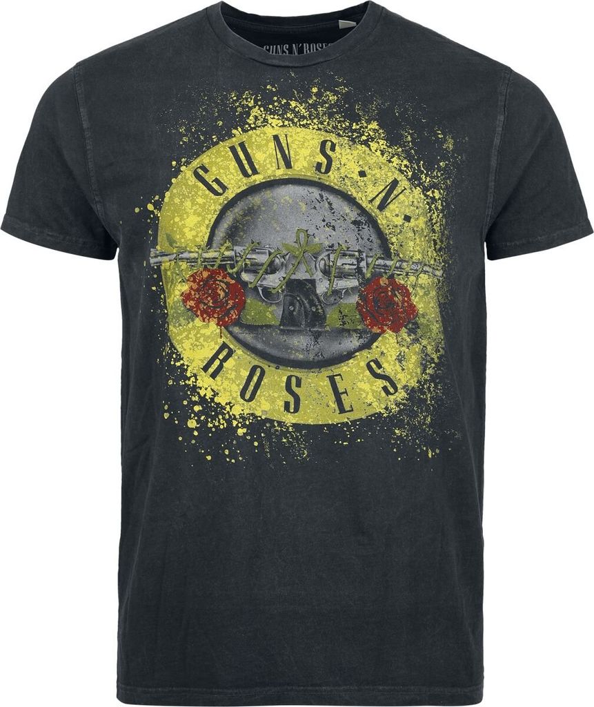 Guns N' Roses T-Shirt Herren Bullet Logo anthrazit S