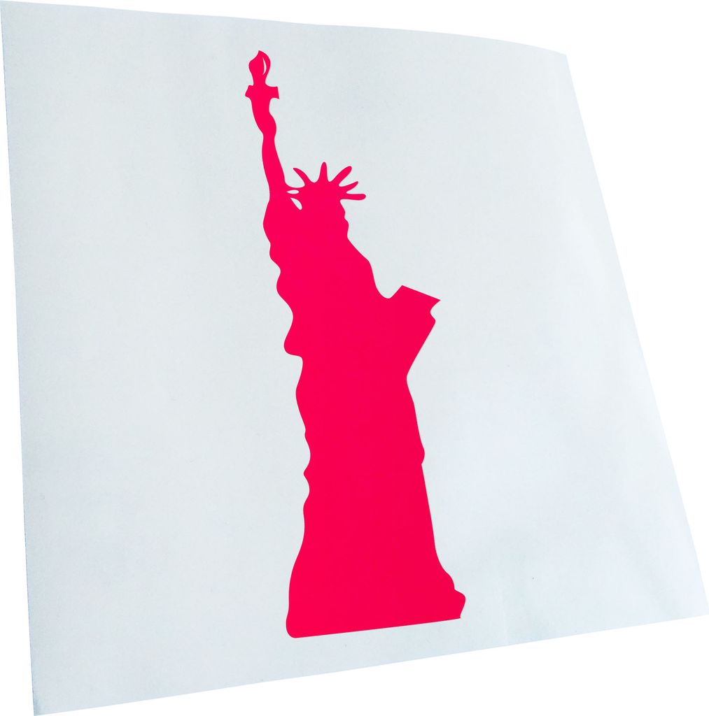 hauptsachebeklebt Kiwistar - Autoaufkleber - Freiheitsstatue - Statue of Liberty Heckscheibe - Aufkleber für Auto Kfz Fahrrad, LKW, Truck Mofa