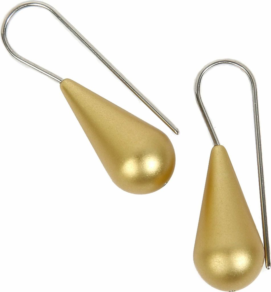 DeMarie Ohrhänger Metall 4,0cm gelb ohne 144030015