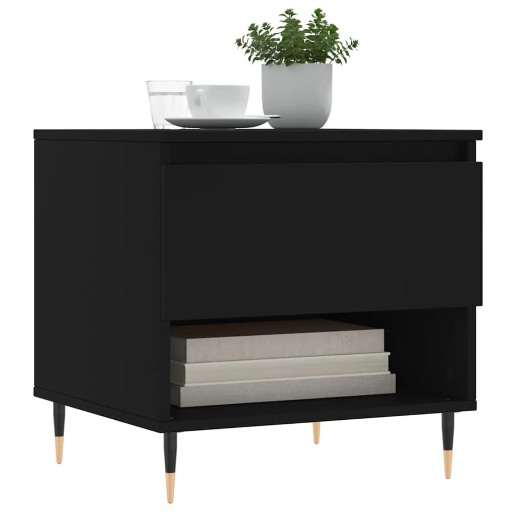 "im Sonderangebot"Couchtisch - CLORIS - Wohnzimmertisch - Robust und langlebig - Schwarz 50x46x50 cm Holzwerkstoff - NeuMöbel9072982